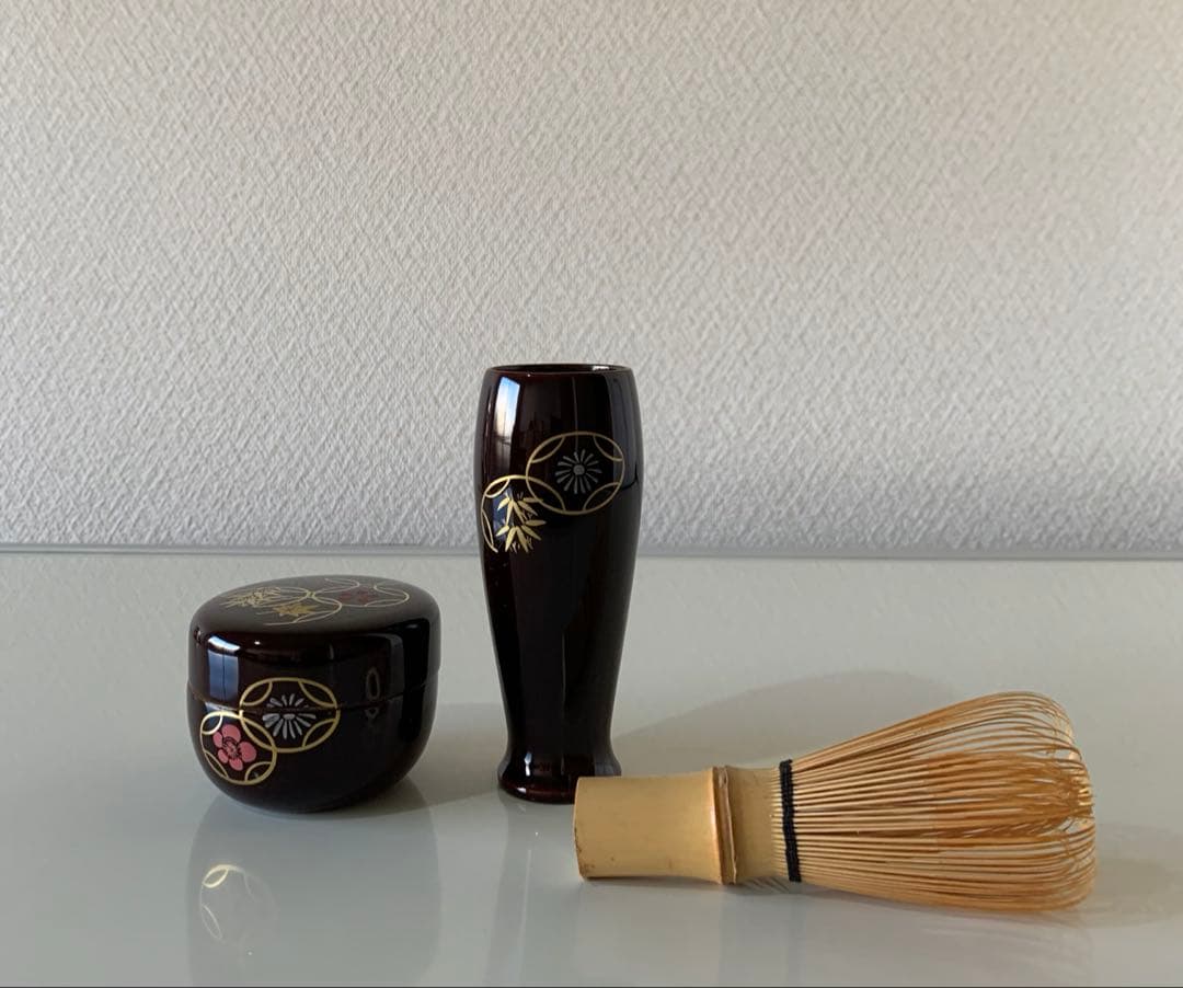春慶塗　仁清　茶箱　茶道具