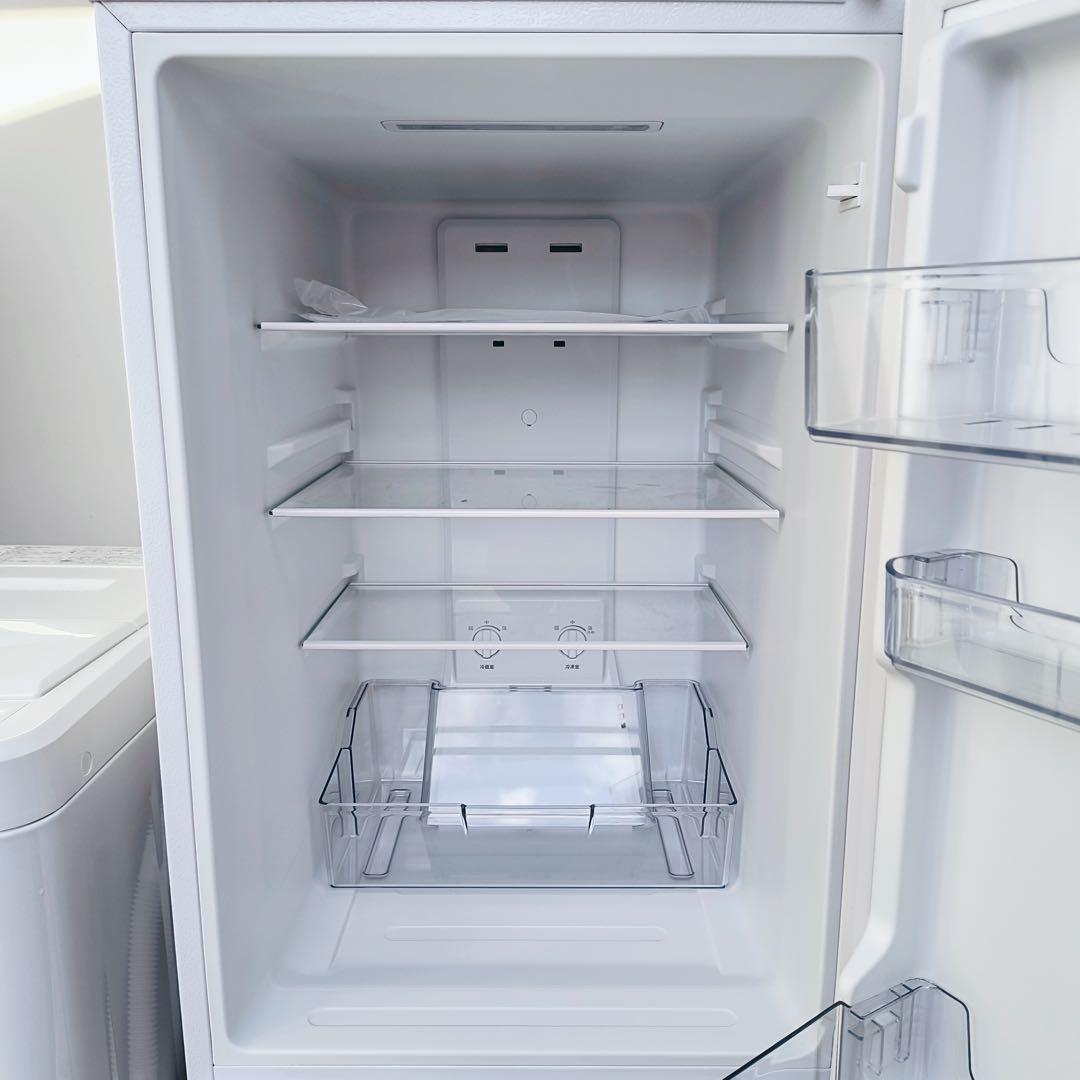 42運搬取付無料！シンプルホワイト・REFAGE冷蔵庫RORO洗濯機2台セット！