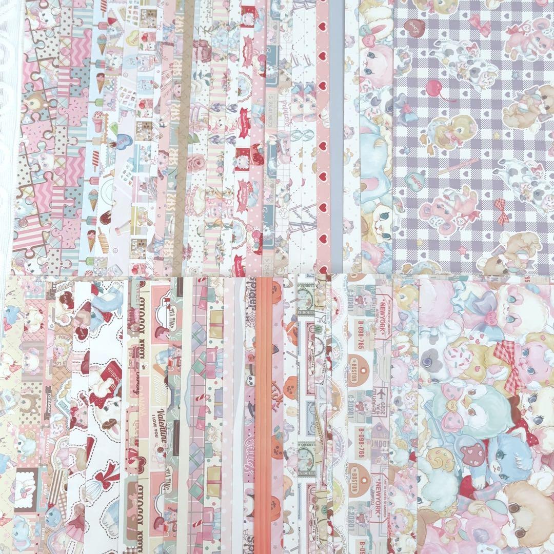 ayyjewel デザインペーパー 大量 まとめ売り トレペ シンプルペーパー