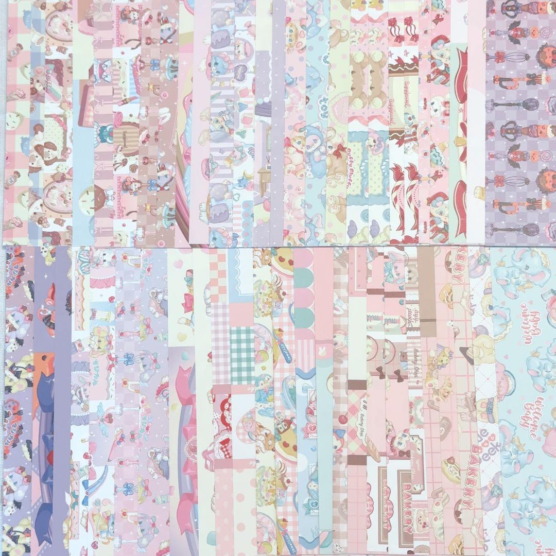 ayyjewel デザインペーパー 大量 まとめ売り トレペ シンプルペーパー