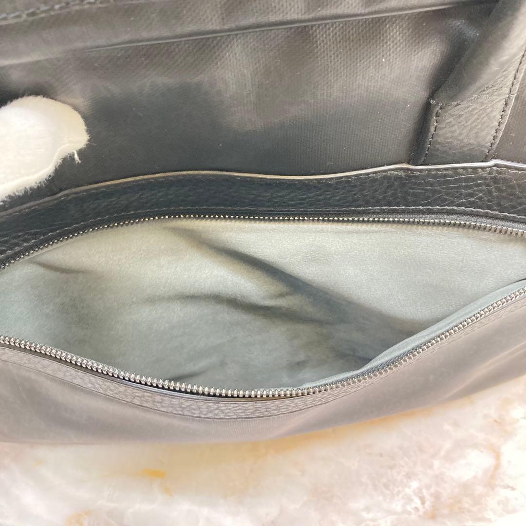 美品❗️ dunhill ダンヒルPVCハンドバッグビジネスバッグメンズ ブラック