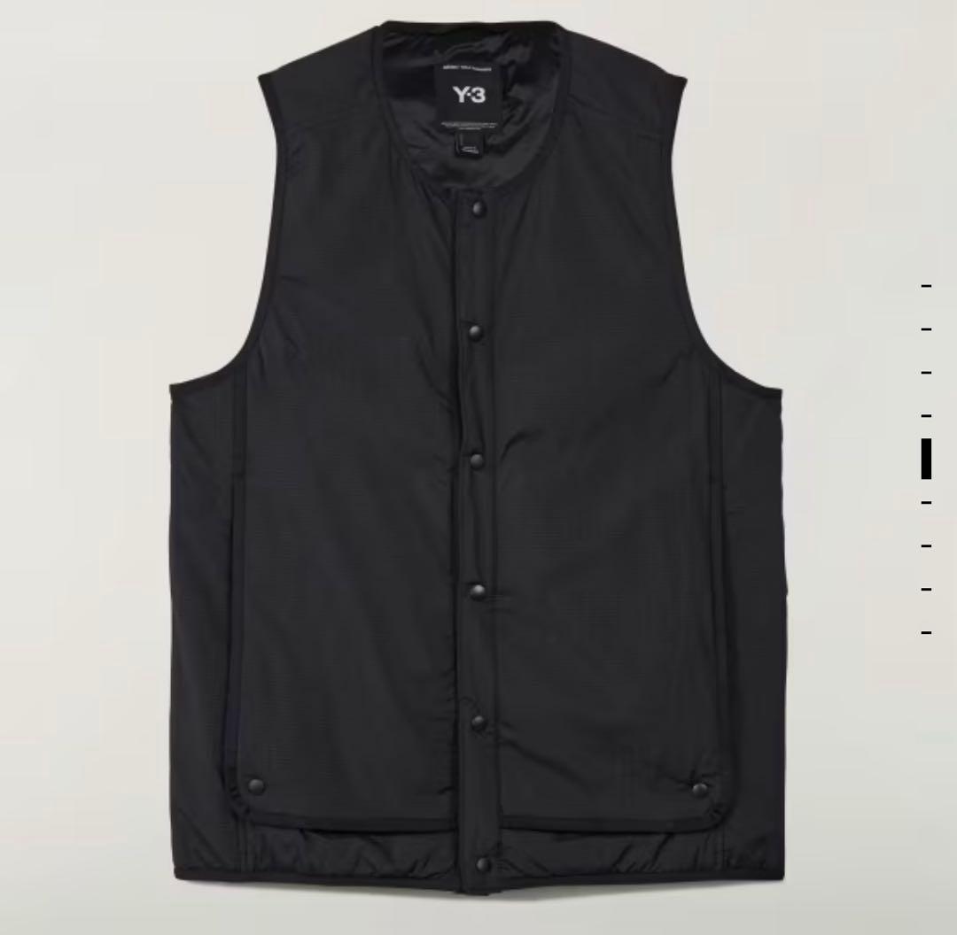 Y-3 LINER VEST メンズ ブラック　インナーダウン