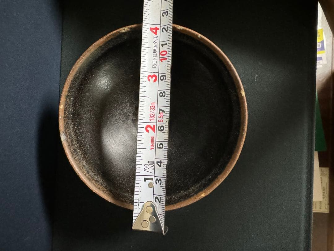 中国骨董　宋　天目茶碗　建窯　湯呑　茶道具　唐物　旧家蔵出し(N-16)