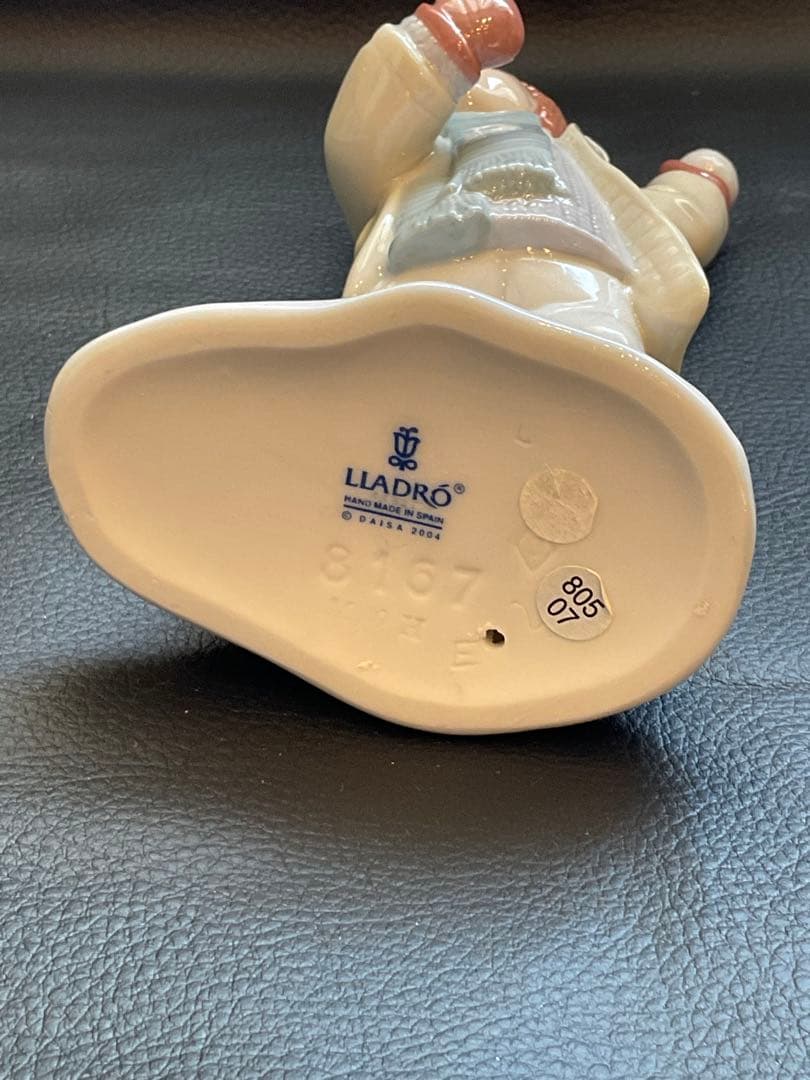 リヤドロ　雪合戦しよう　置物