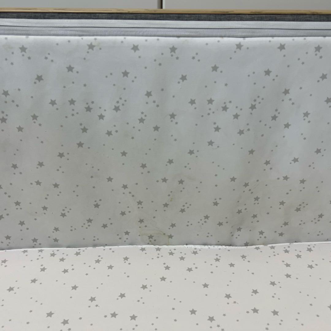 HZDMJ コンパクトベビーベッド グレー①