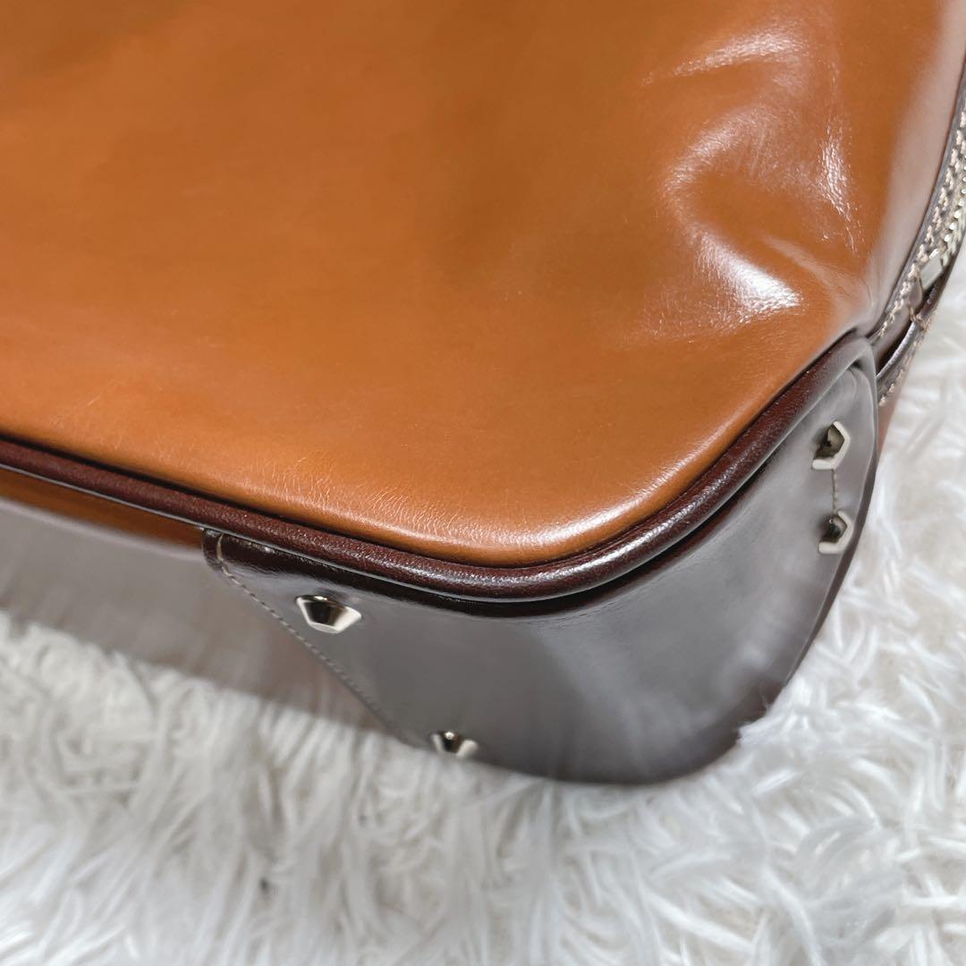 未使用　キーファーノイ　ビジネスバッグ　レザー　ブラウン　キャメル