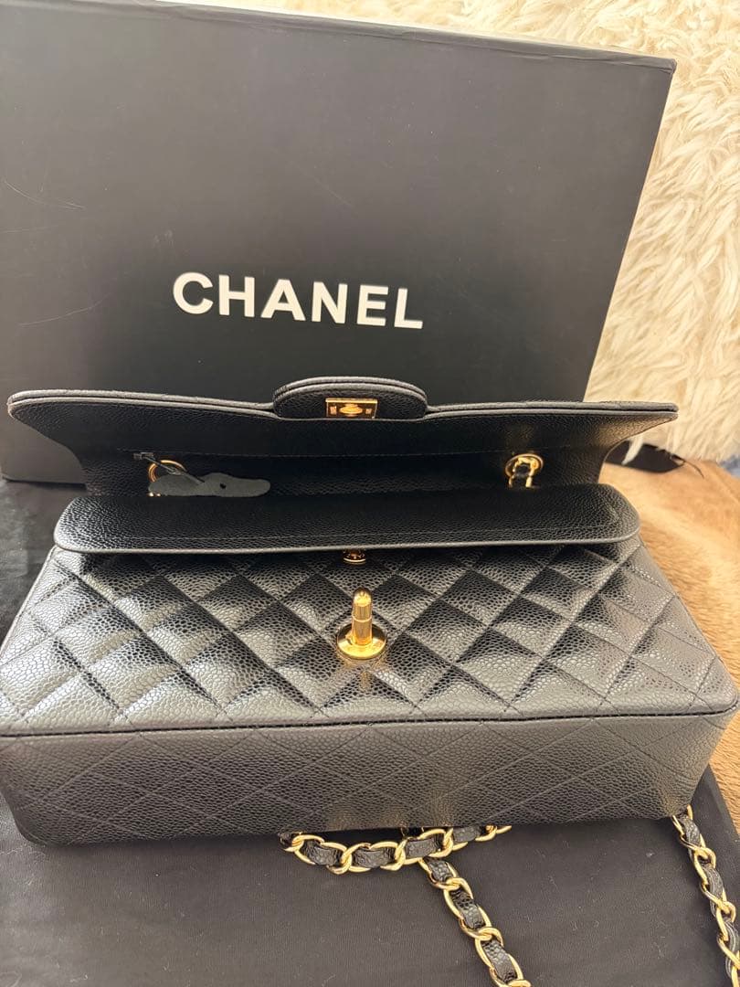 当日発送‼️ブラック キルティング ショルダーバッグ マトラッセ