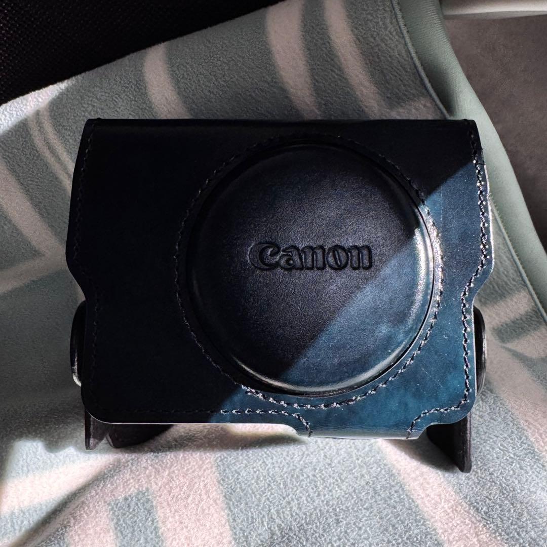 Canon PowerShot G7 X 本体＋高級レザーケース付き 美品