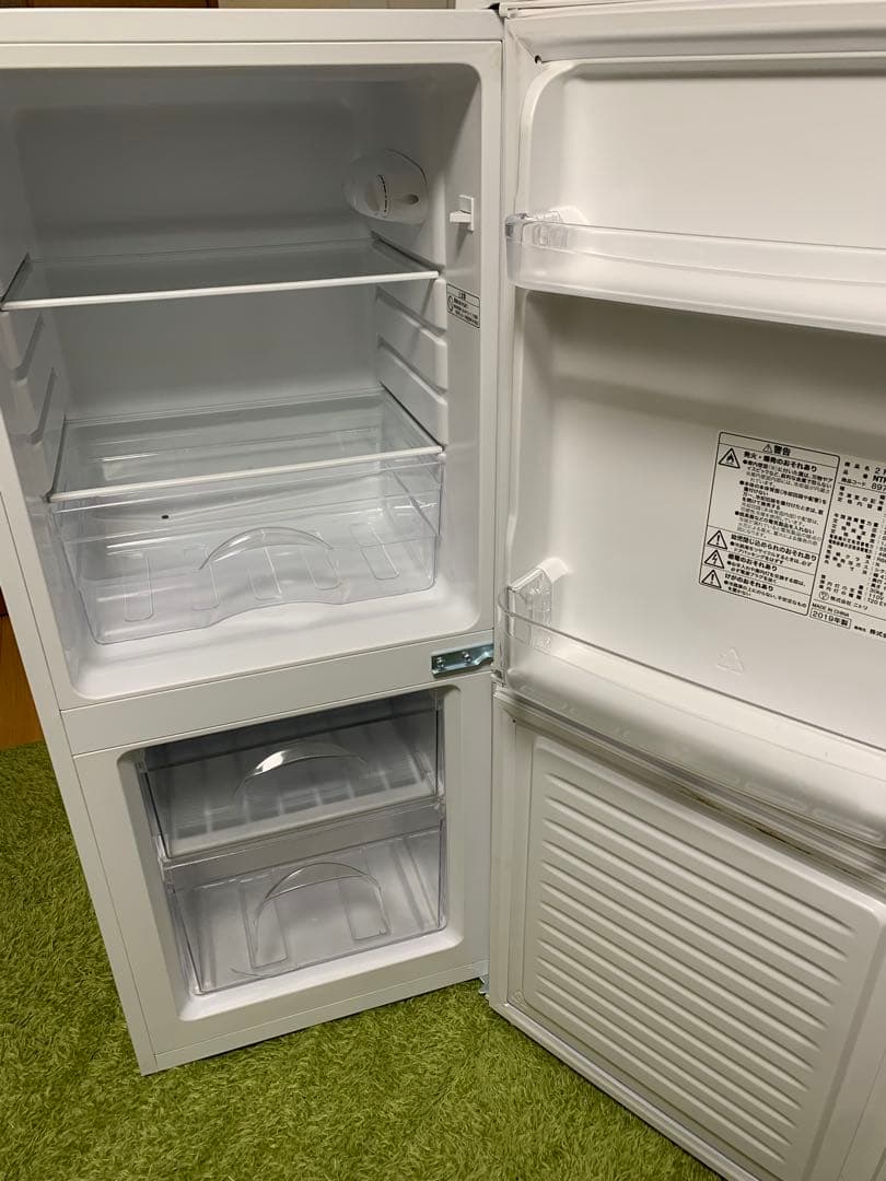 ホワイト 冷蔵庫 NTR-106 2019年製