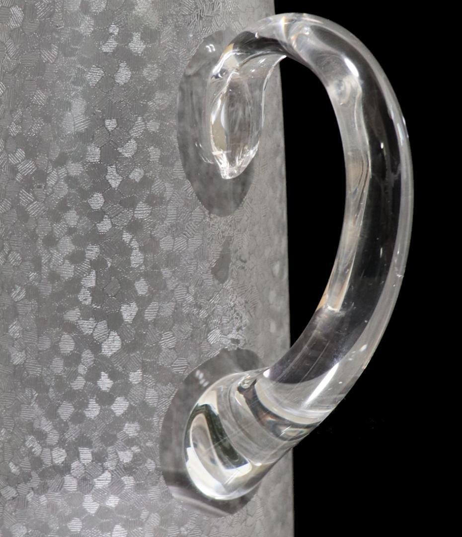 オールド・バカラ 春海商店特注 崩し市松紋 大型ピッチャー 水差し アンティーク