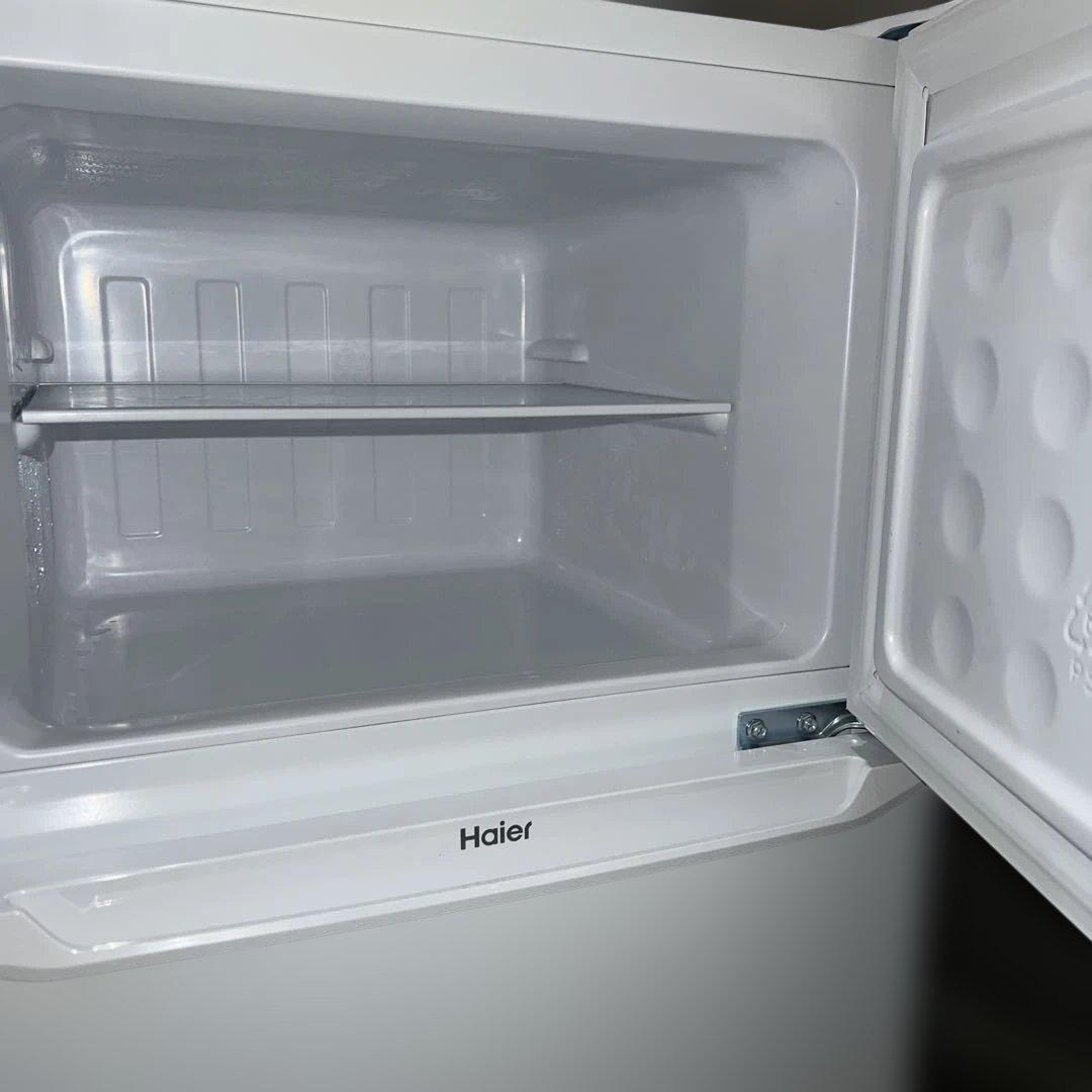 極美品/ハイアール/コンパクト/スリム/洗濯機/冷蔵庫/ホワイト2点セット