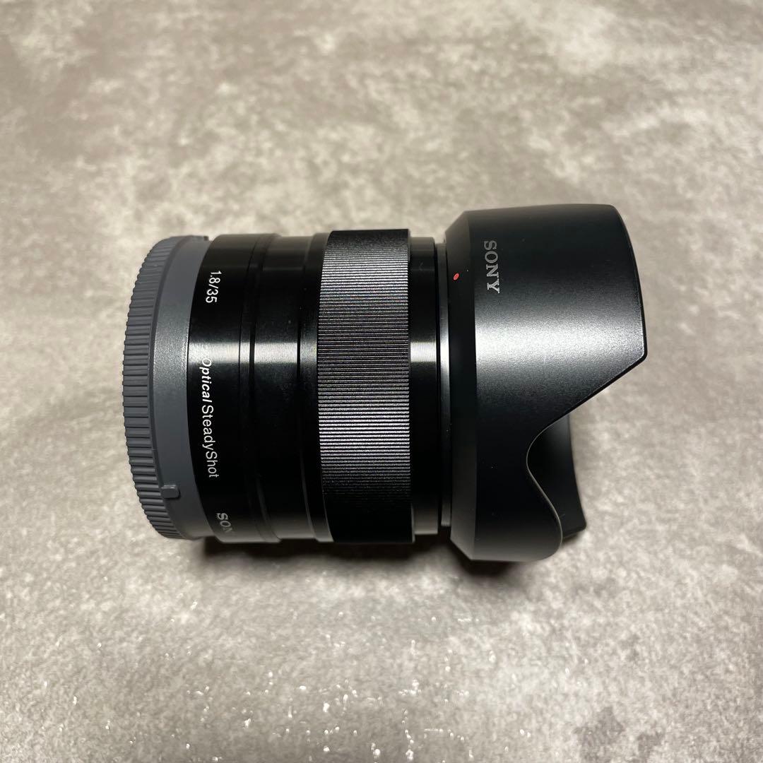 【美品】SONY SEL35F18 E35mm F1.8 OSS 保護レンズ付き
