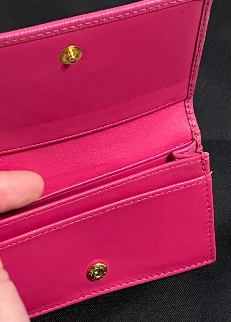 ピノすけさま専用 美品　PRADA ピンク レザー 名刺入れ　カードケース