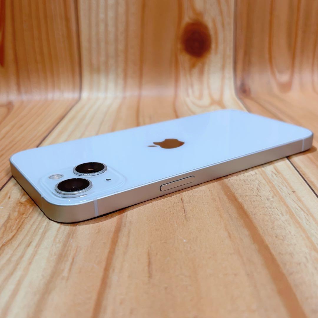 SIMフリー 本体 iPhone 13 128GB ホワイト 536 電池新品