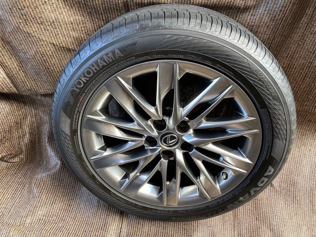 レクサスLS500h 純正245/50RF19夏タイヤアルミ4本セット