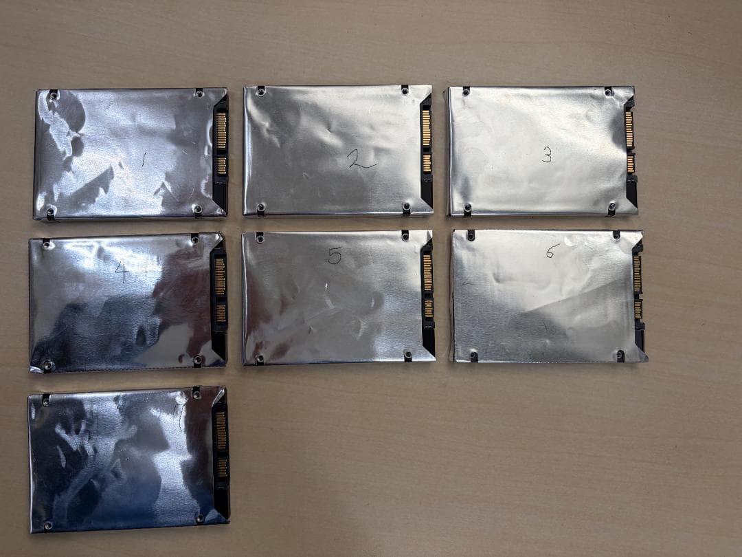 サムスン SAMSUNG SSD SATA 128GB 7枚