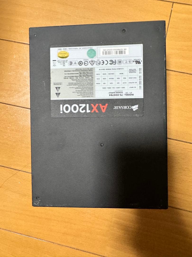 動作品CORSAIR AX1200ｉ 電源ユニット1200W付属品ありおまげあり