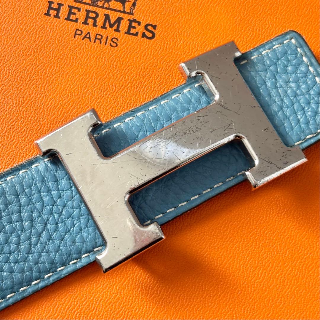 HERMES バックル トゥアレグ H リバーシブルベルト 2セット