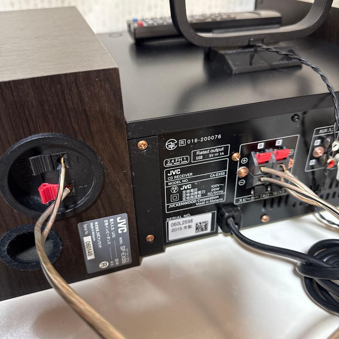 JVC ミニコンポ CA-EXS5 CD USB BLUETOOTH ラジオ
