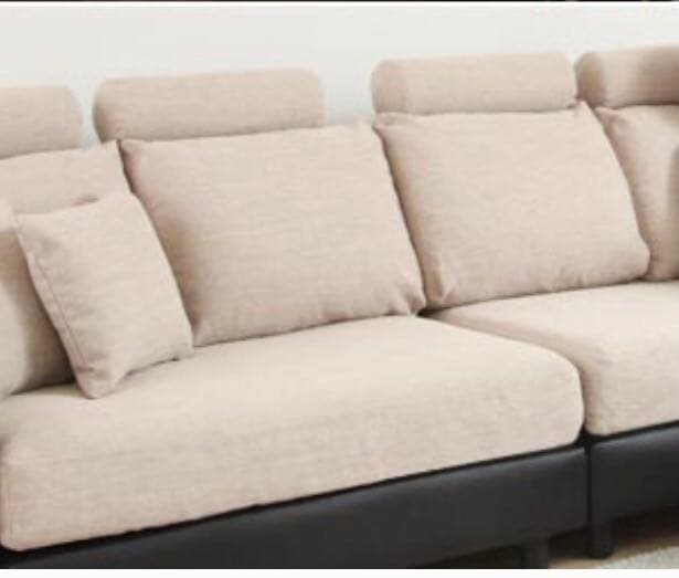 カウチソファ4人掛け用ソファカバー(ヘッドレスカバー付き)