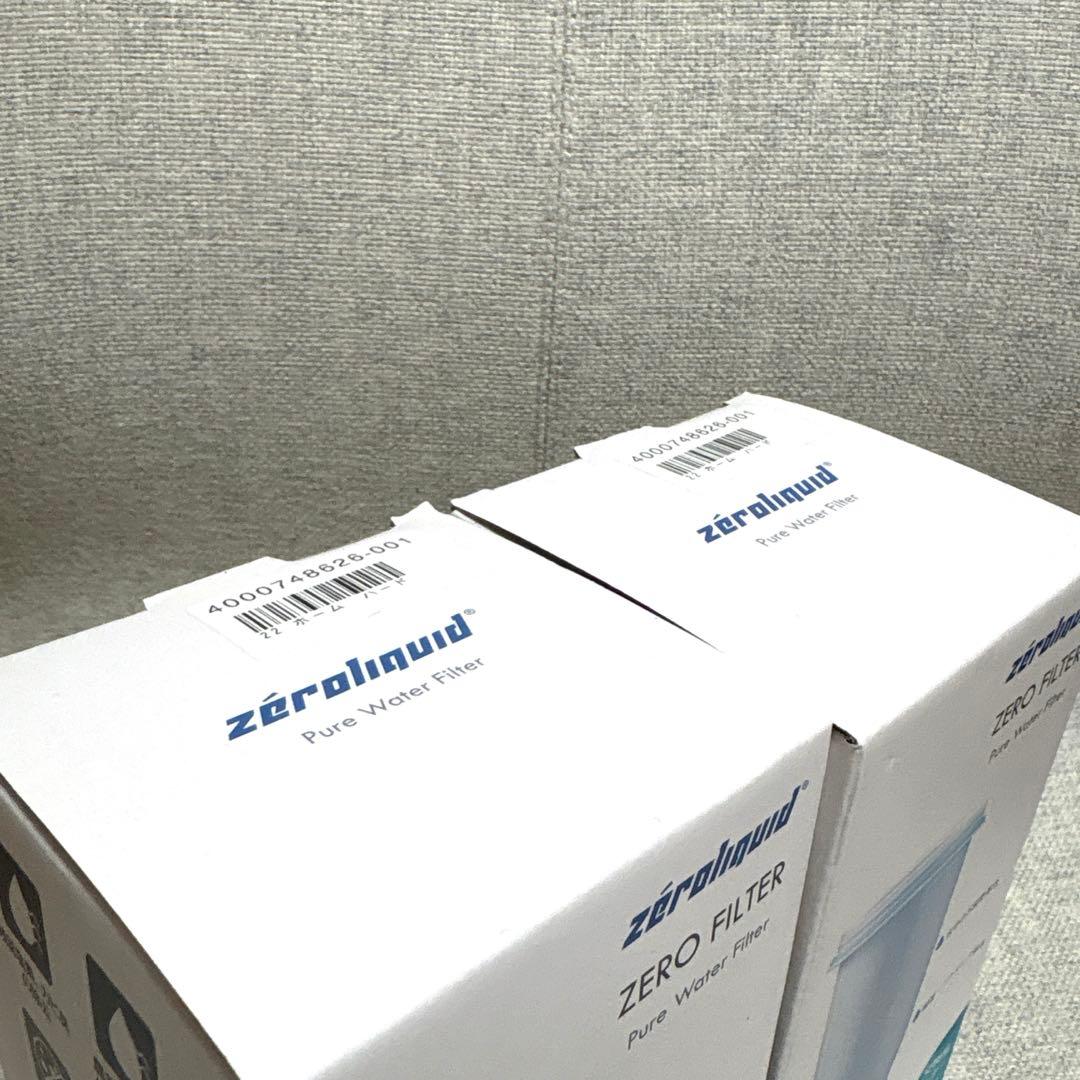 zeroliquid ポット型浄水器とフィルター2個セット