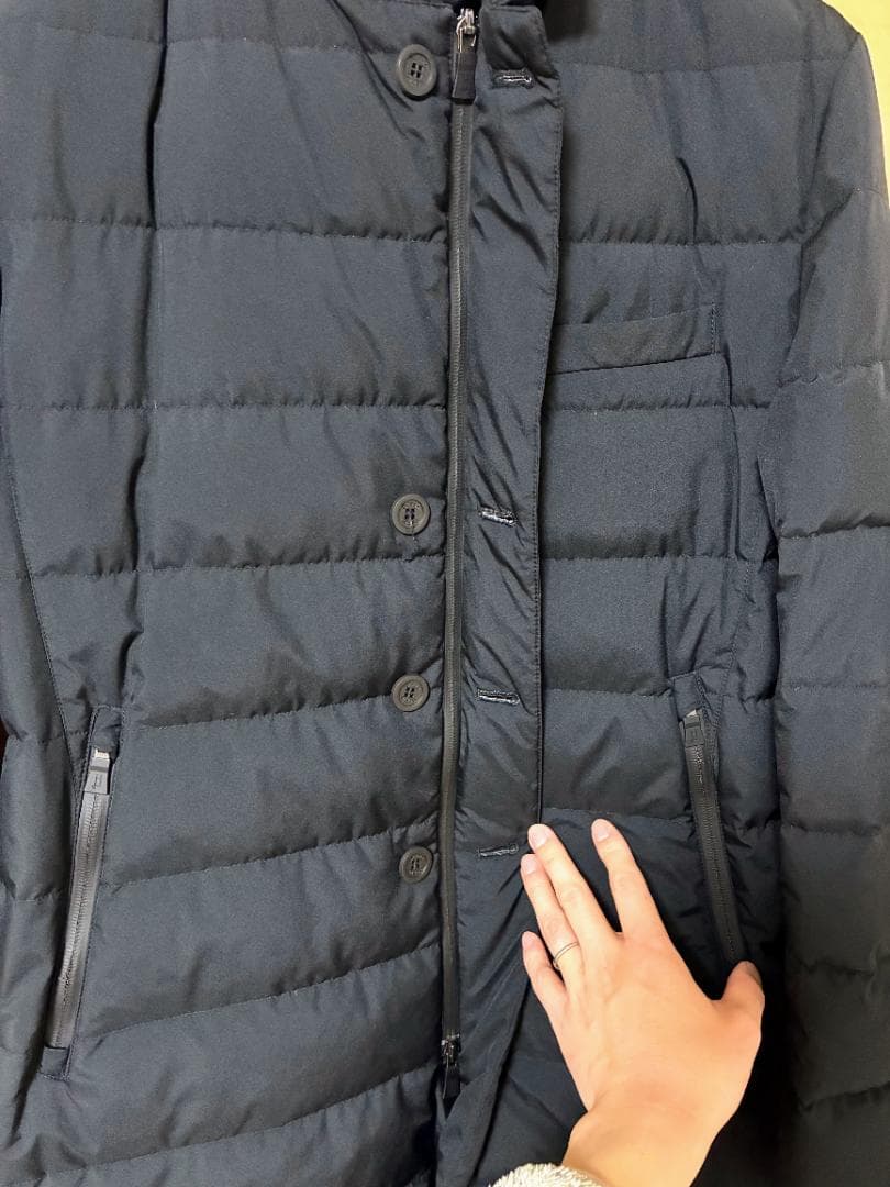 HERNO ヘルノ LAMINAR フーデッドダウンチェスターコート 48