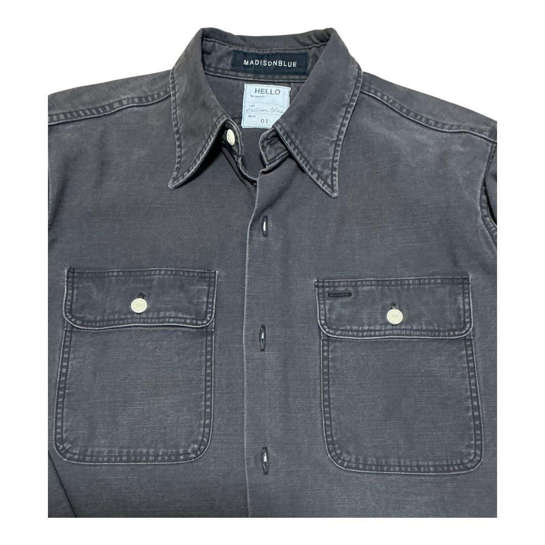 トップス MADISONBLUE HAMPTON BACK SATIN SHIRT 01