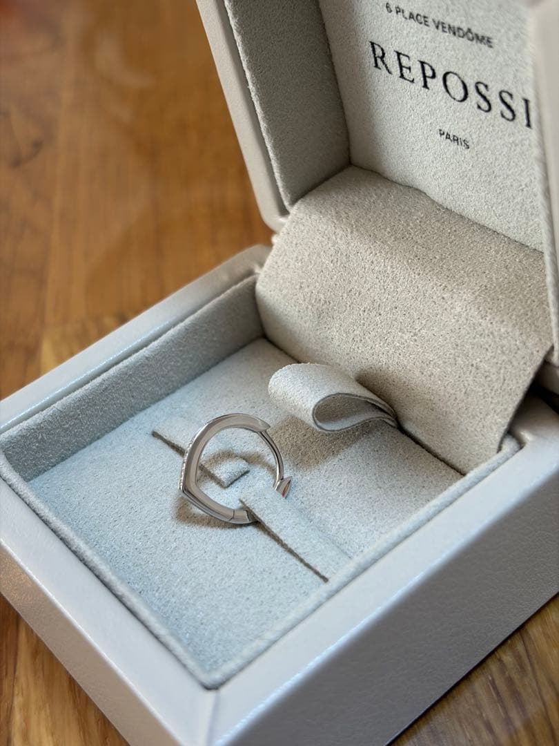 専用＊レポシ Antifer ホワイトゴールド パヴェダイヤモンドピアス