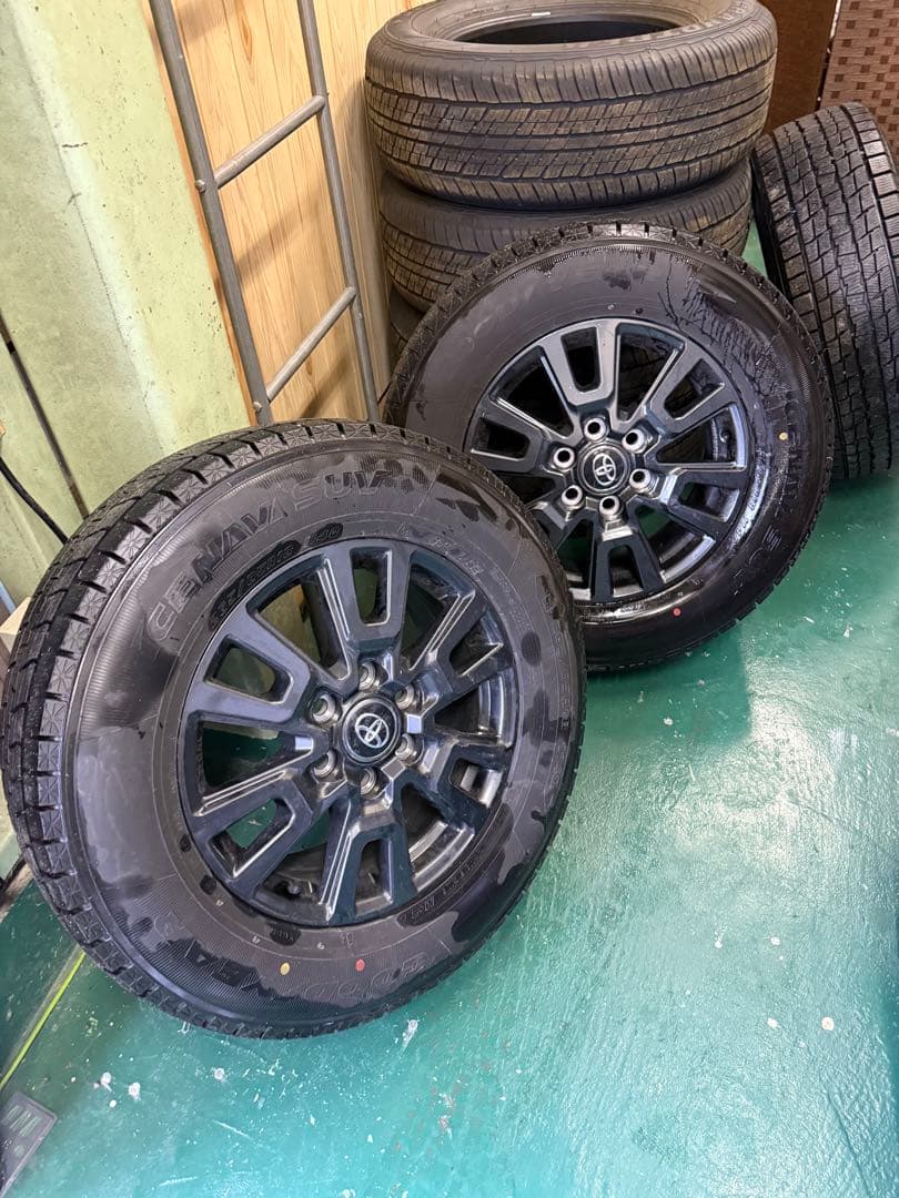 ランクル250 純正18インチホイール＋スタッドレス 265/65R18ナット付