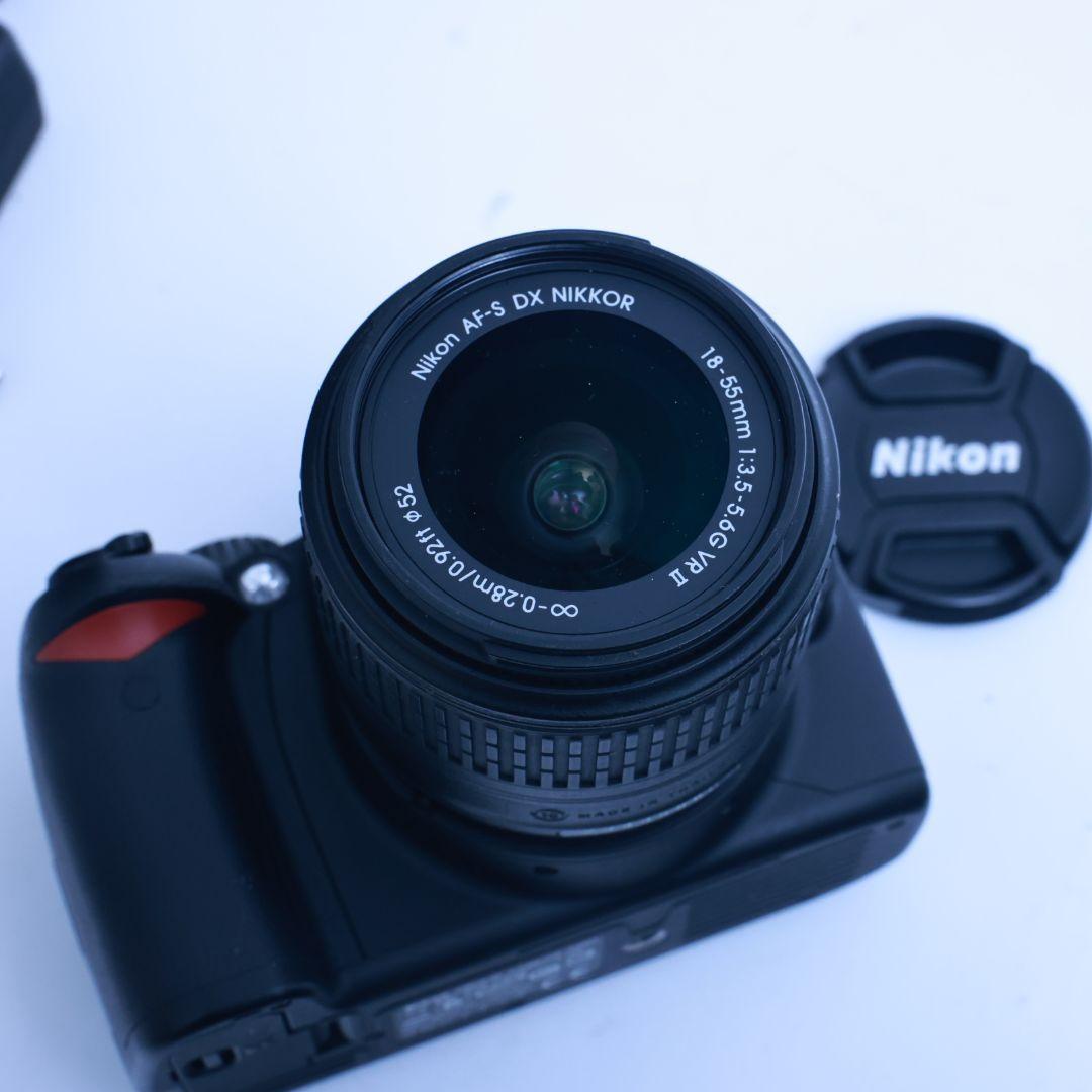 スマホ転送可 Nikon D60 デジタル一眼レフ カメラ 望遠レンズ付