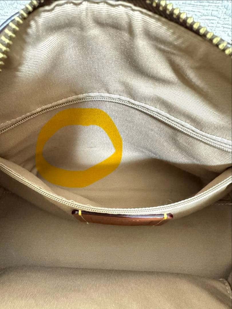 COACH ベージュ ショルダーバッグ