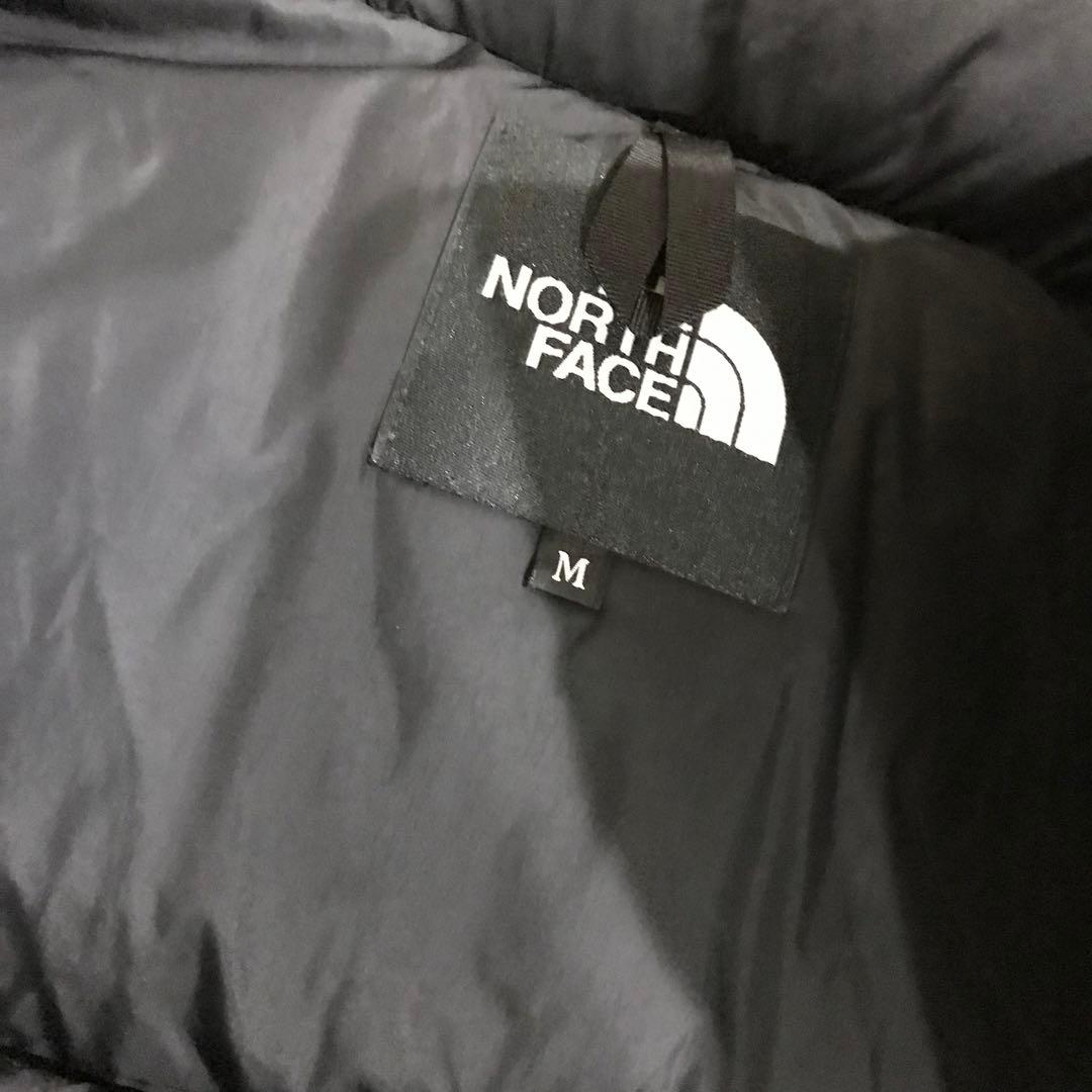 新品 THE NORTH FACE ヌプシ ダウンジャケット 赤黒 M