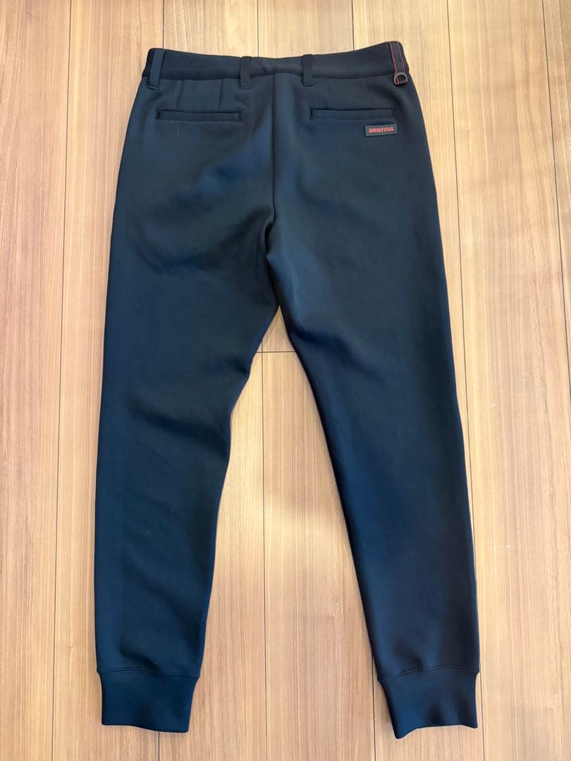 BRIEFING ブラック スリムフィットパンツ