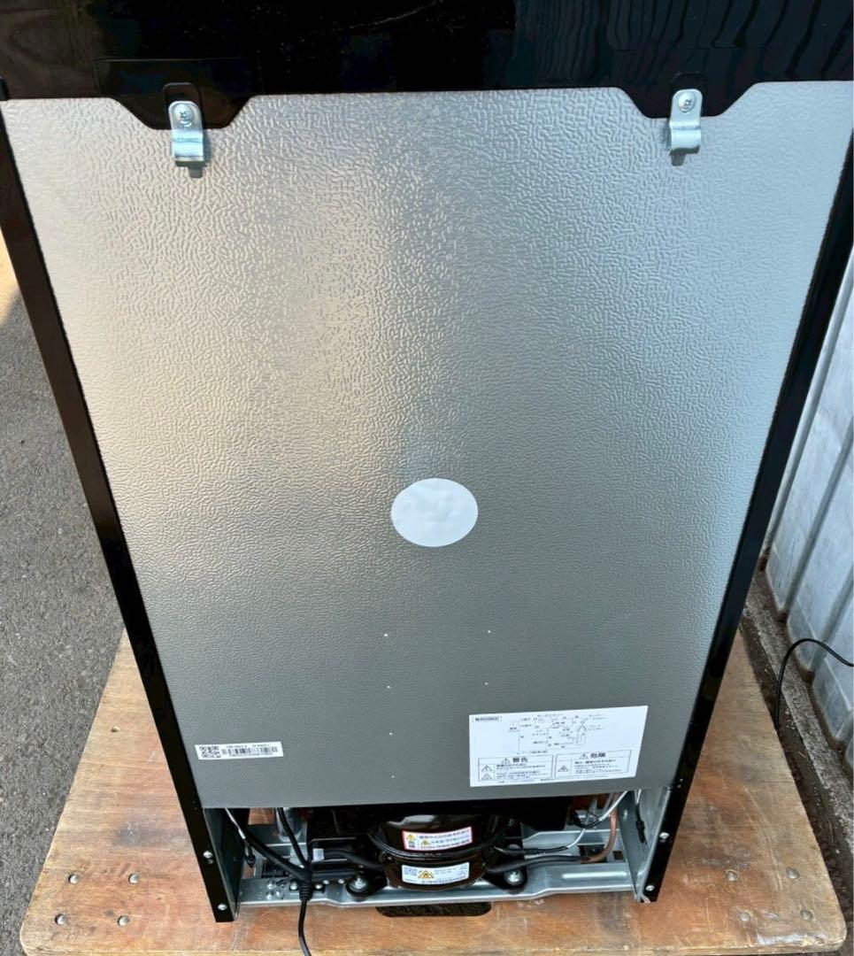 【美品】オーヤマ 冷蔵庫PRR-082D-B 黒 レトロ コンパクト