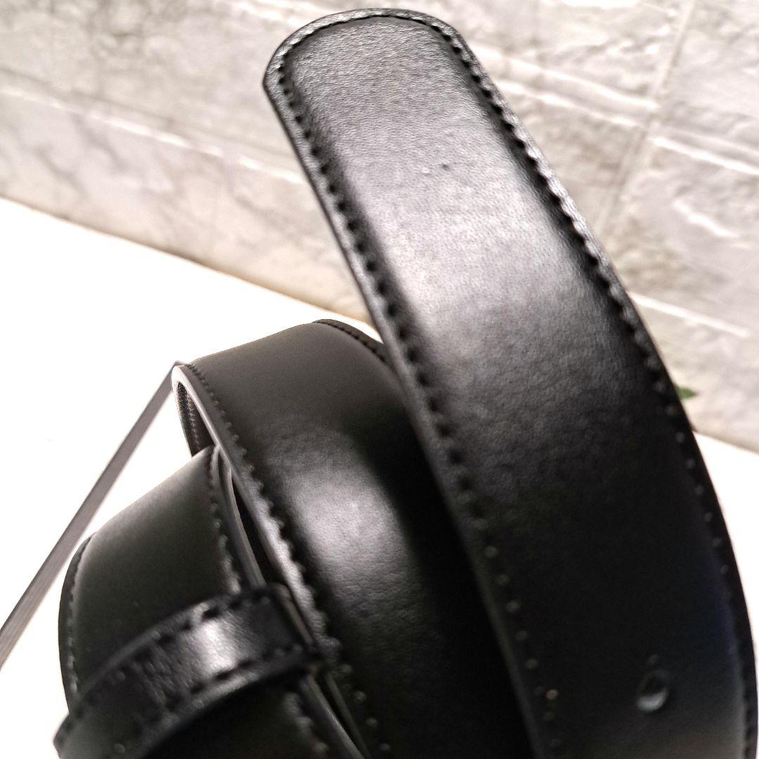 ✨️新品未使用✨️GUCCI グッチ　GGゴールドバックル　レザーベルトブラック