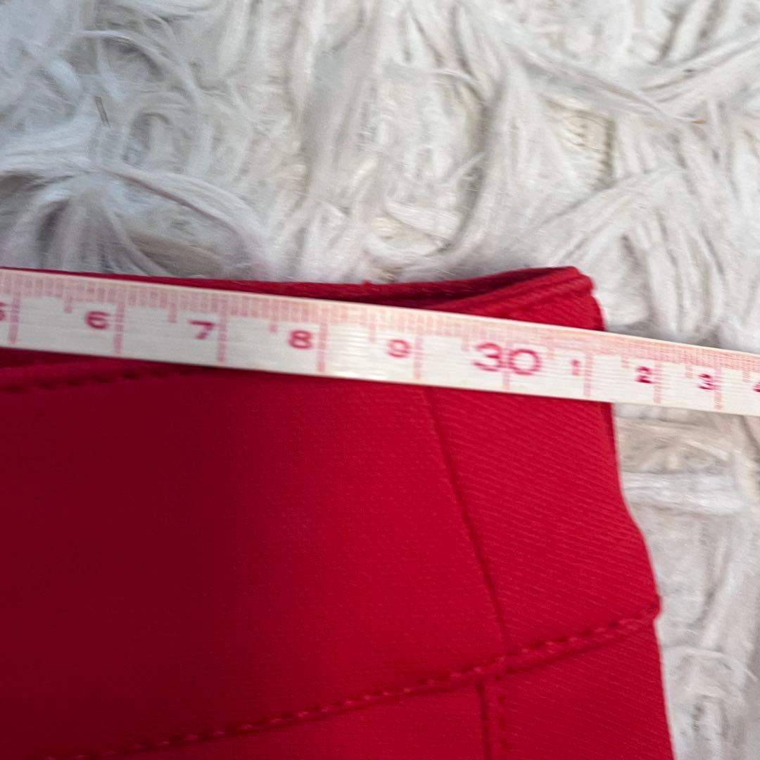 パーリーゲイツ　ゴルフパンツ スリムフィット レッド