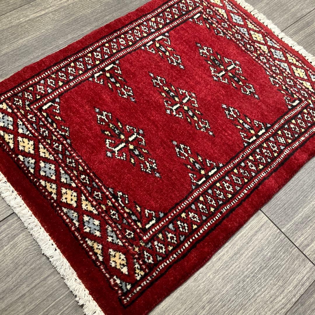 59x45cm ミニラグ手織り絨毯パキスタン絨毯