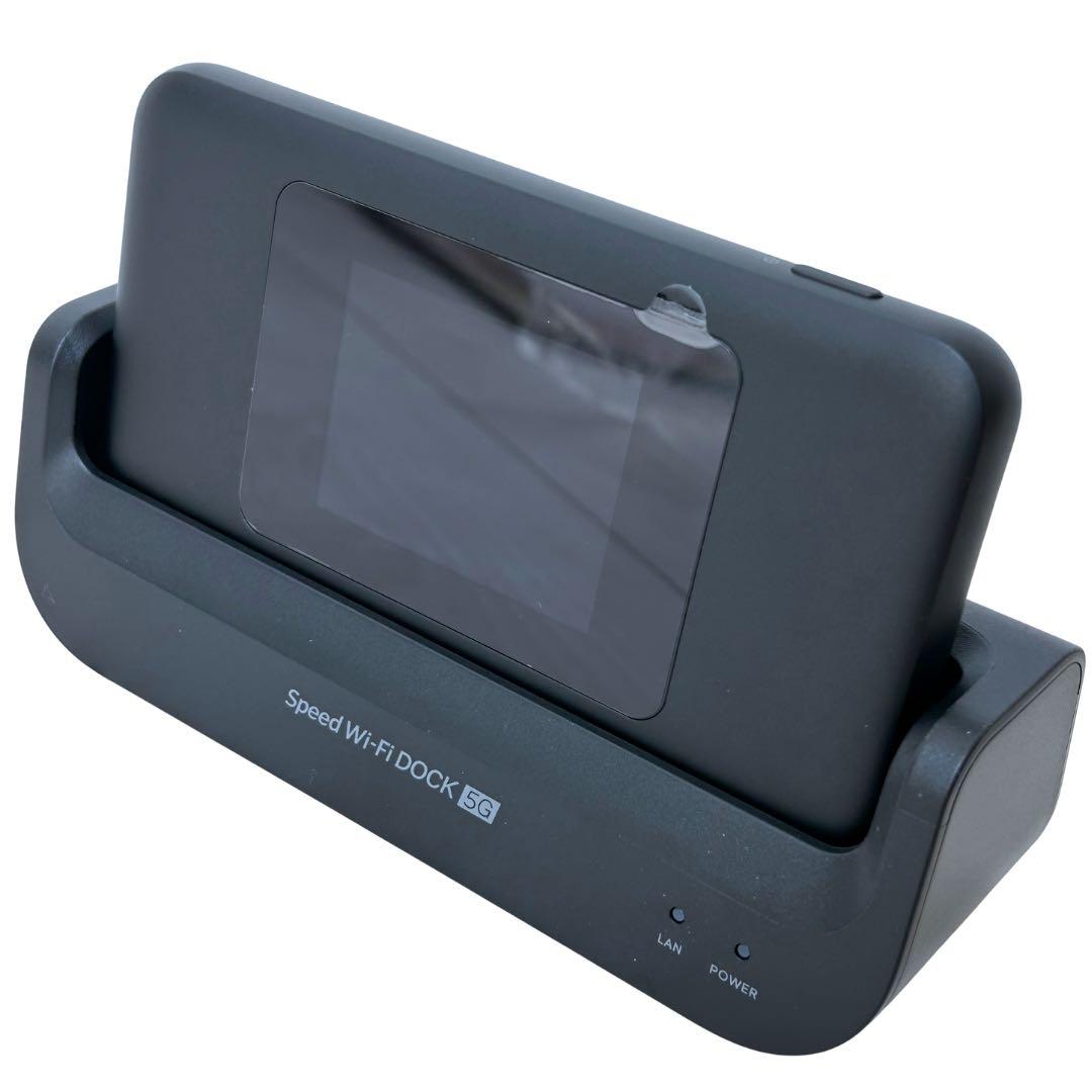 新品未使用Speed Wi-Fi Dock 5G 01初期フィルム付・付属品完備