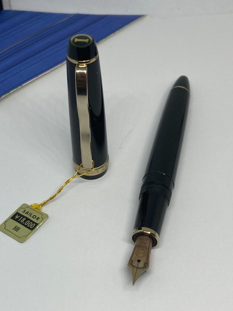 【廃番・金ニブ・おまけ付】セーラー/プロフィット シータ/万年筆（細）/FP/黒