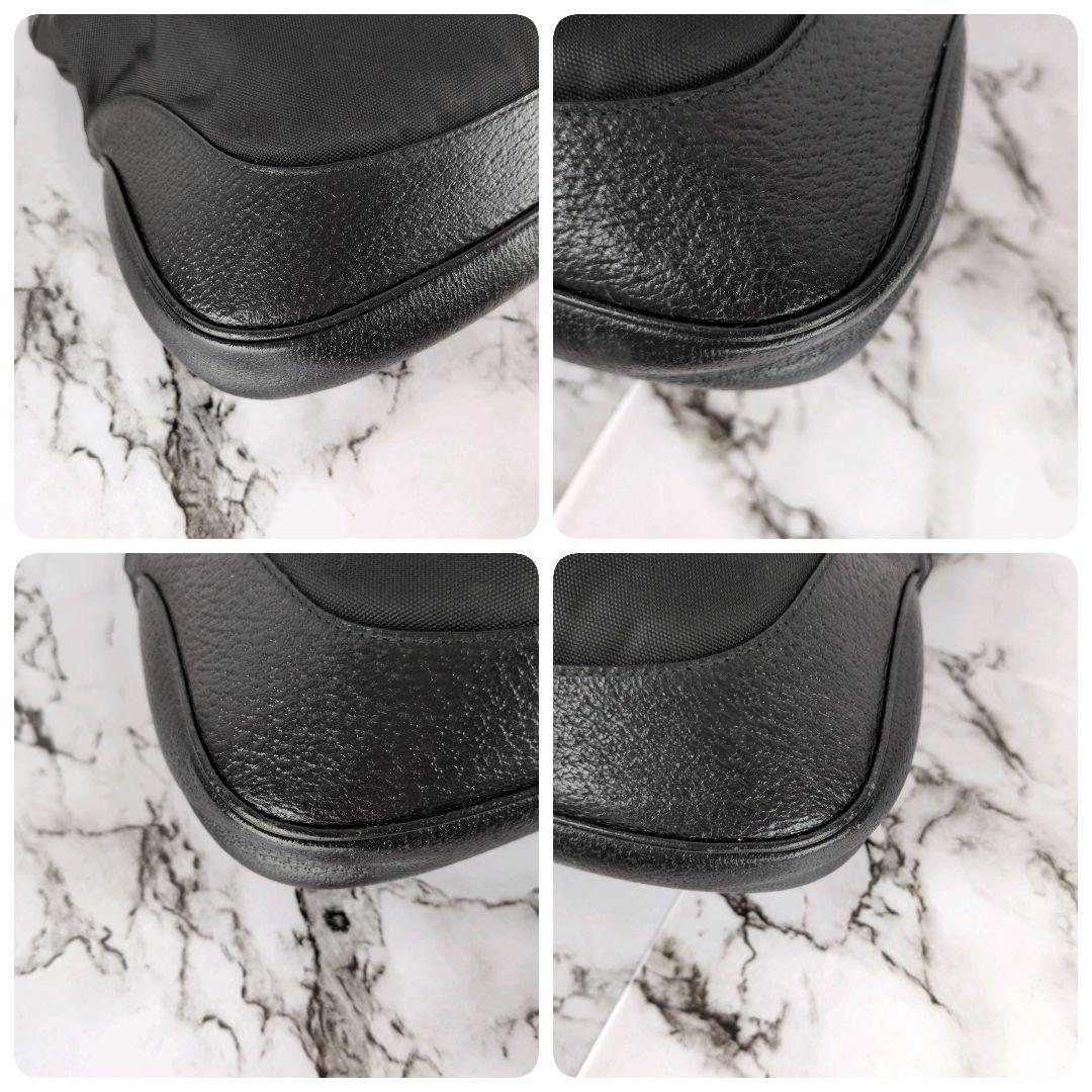 【人気モデル】グッチ☆ジャッキー　ワンショルダー　ナイロン　レザー　バッグ