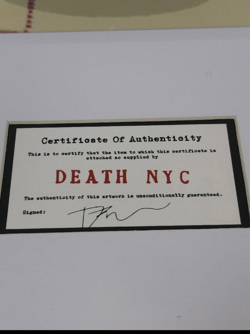 ベアブリック　スヌーピー　Death NYC