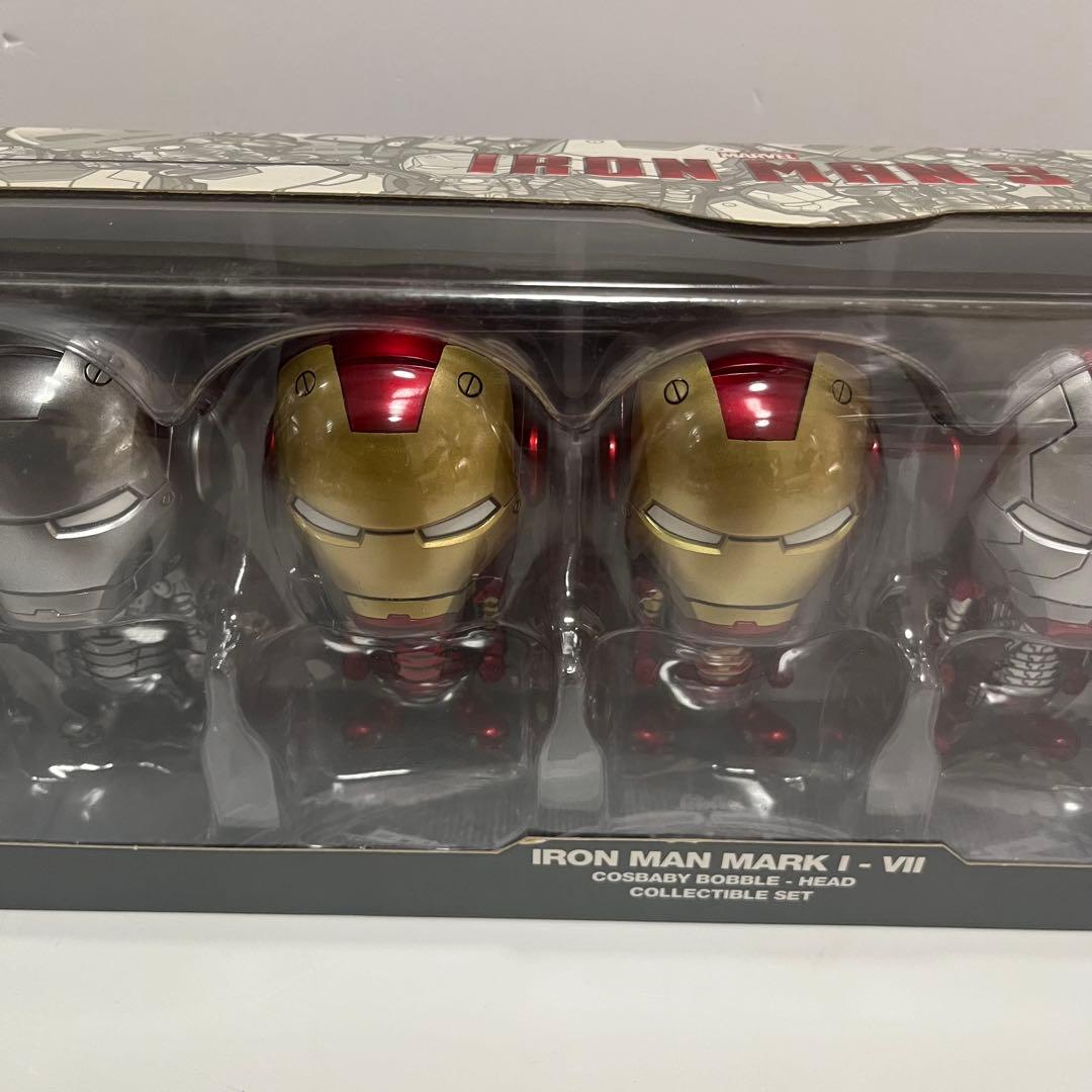 未開封 コスベイビー アイアンマン・マーク1~7 7体セット ボブルヘッド S