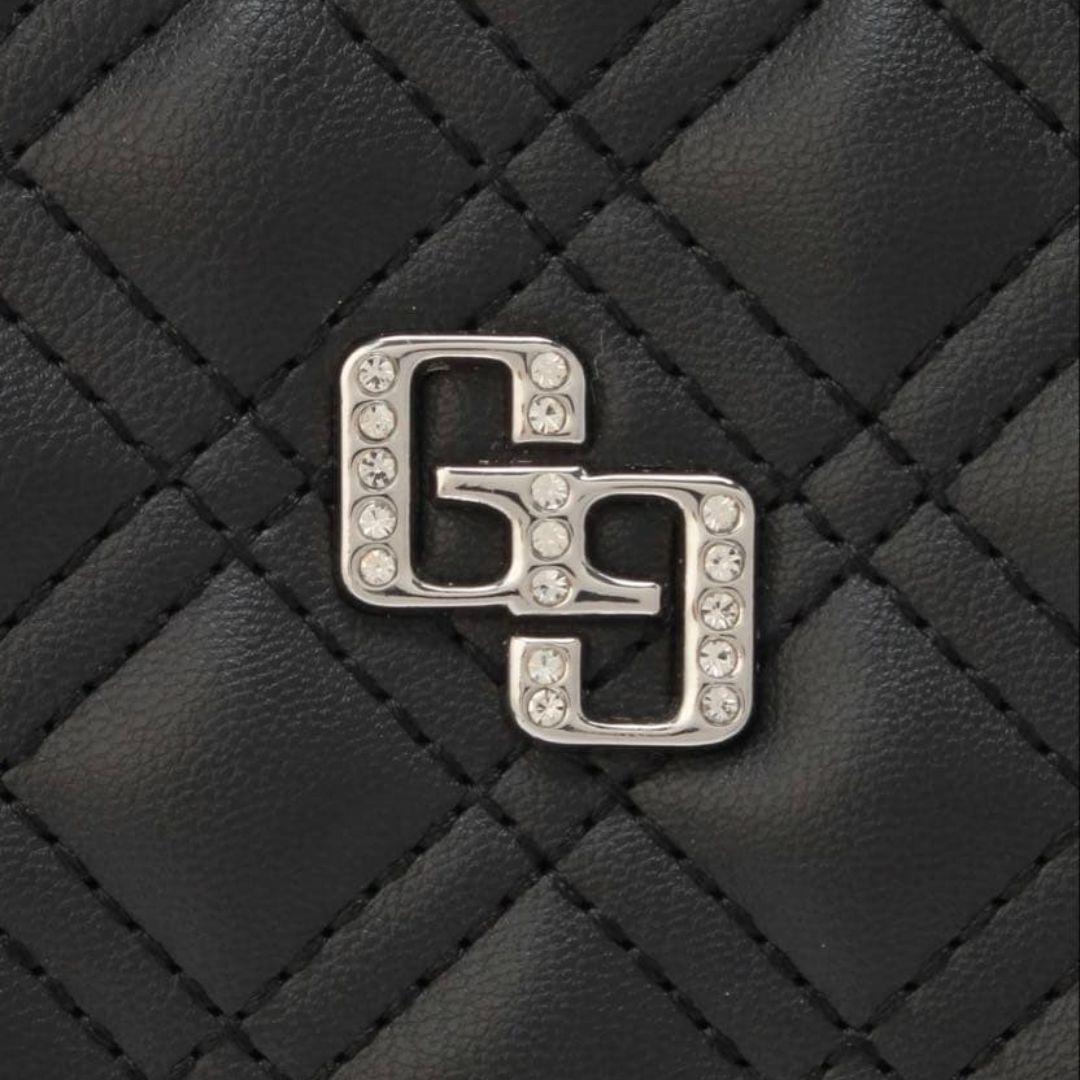 GYDA GG ストーンキルティングBOX BAG キルティングバッグ 黒