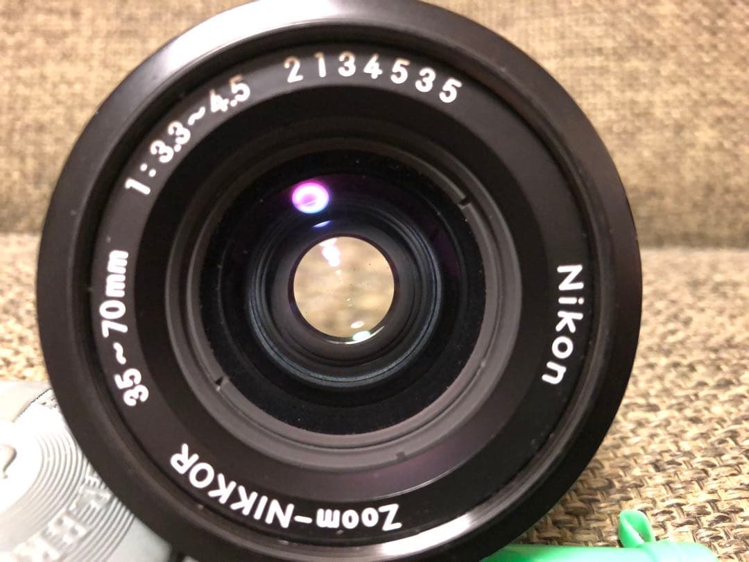 Nikon FE2 一眼レフカメラ 35-70mmレンズ付き