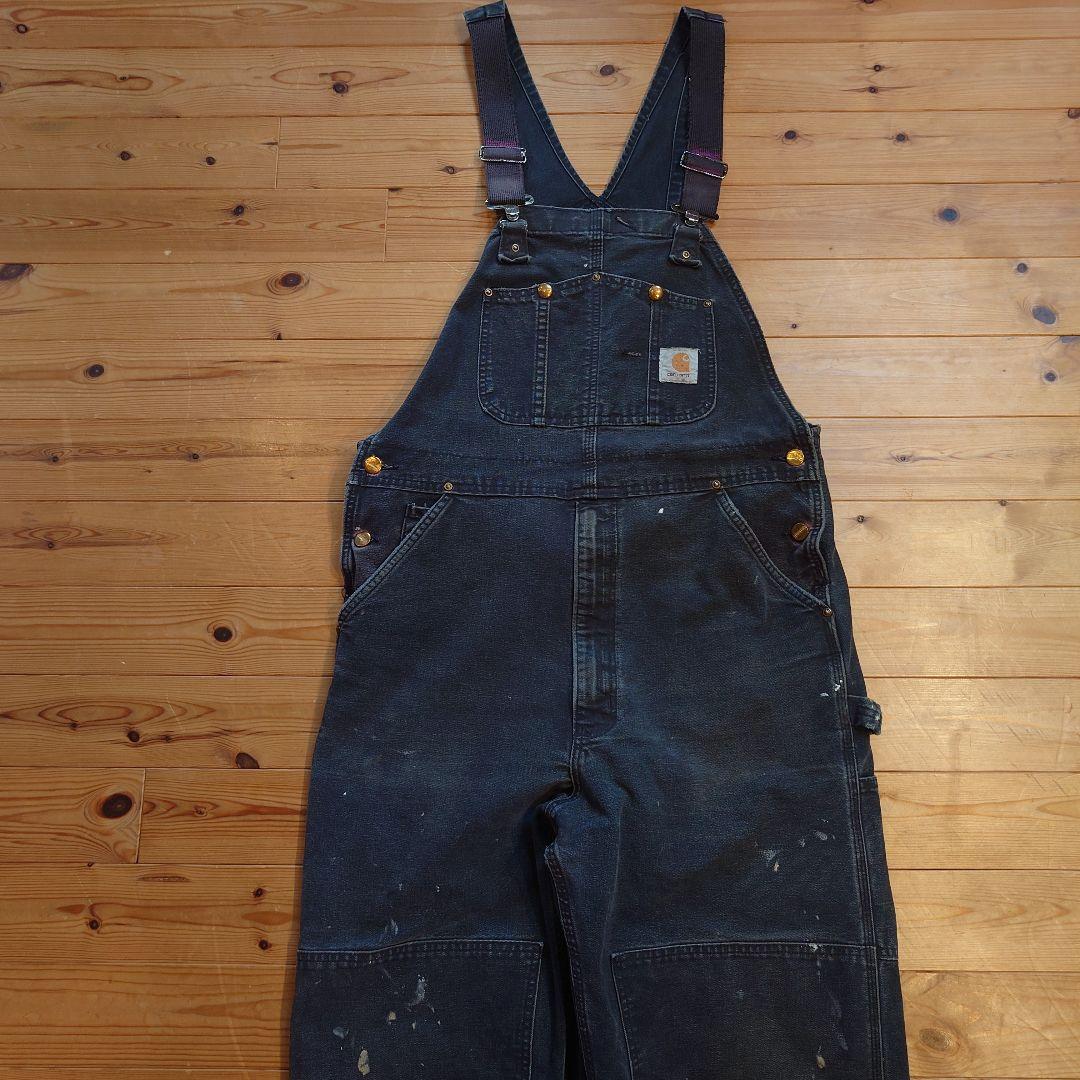 Carhartt カーハート ダック ダブルニー オーバーオール ブラック
