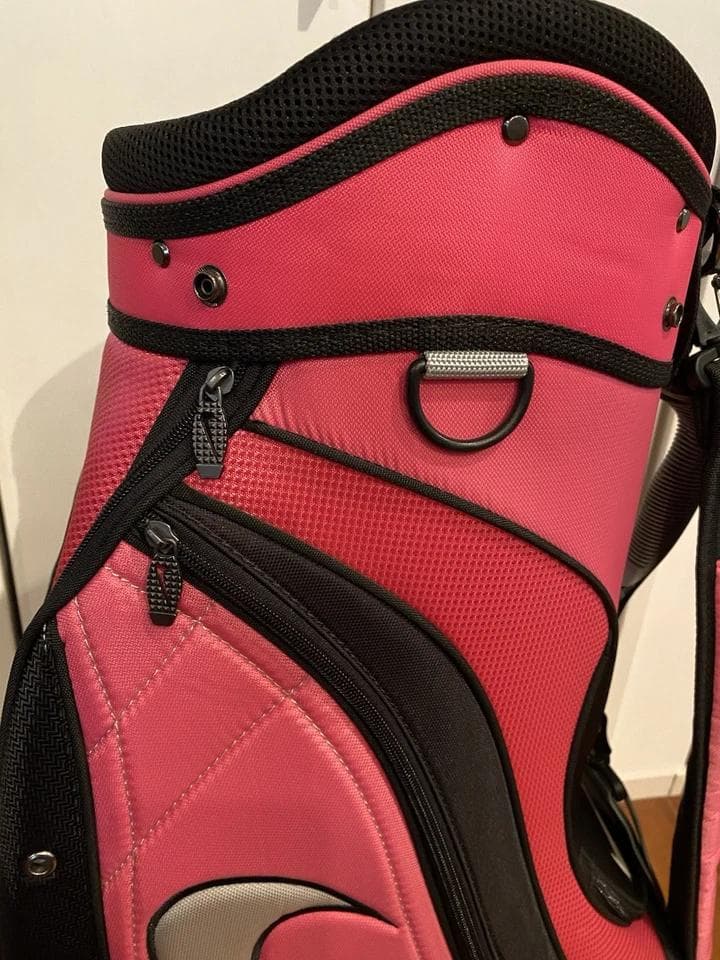 ナイキ レディース ピンク 軽量 ゴルフバッグ カート キャディバッグ レア