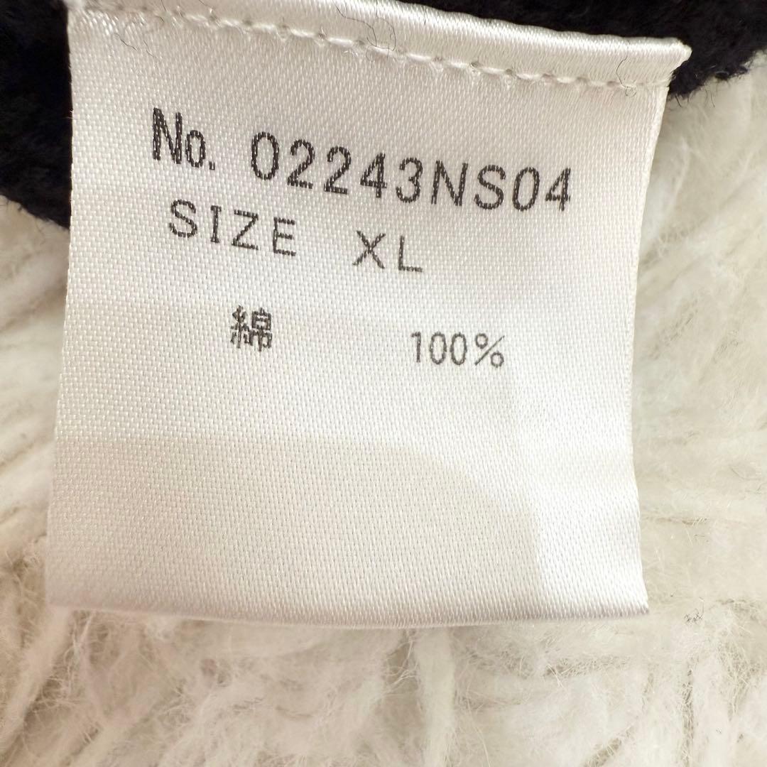 美品XL/人気完売●ヒステリックグラマー メガネ ヒスガール 綿ニット