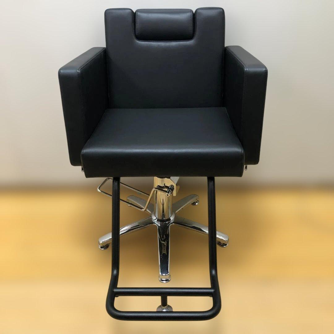 美品 バックシャンプー用 油圧昇降 ブラック 美容室 ヘッドスパ 112930