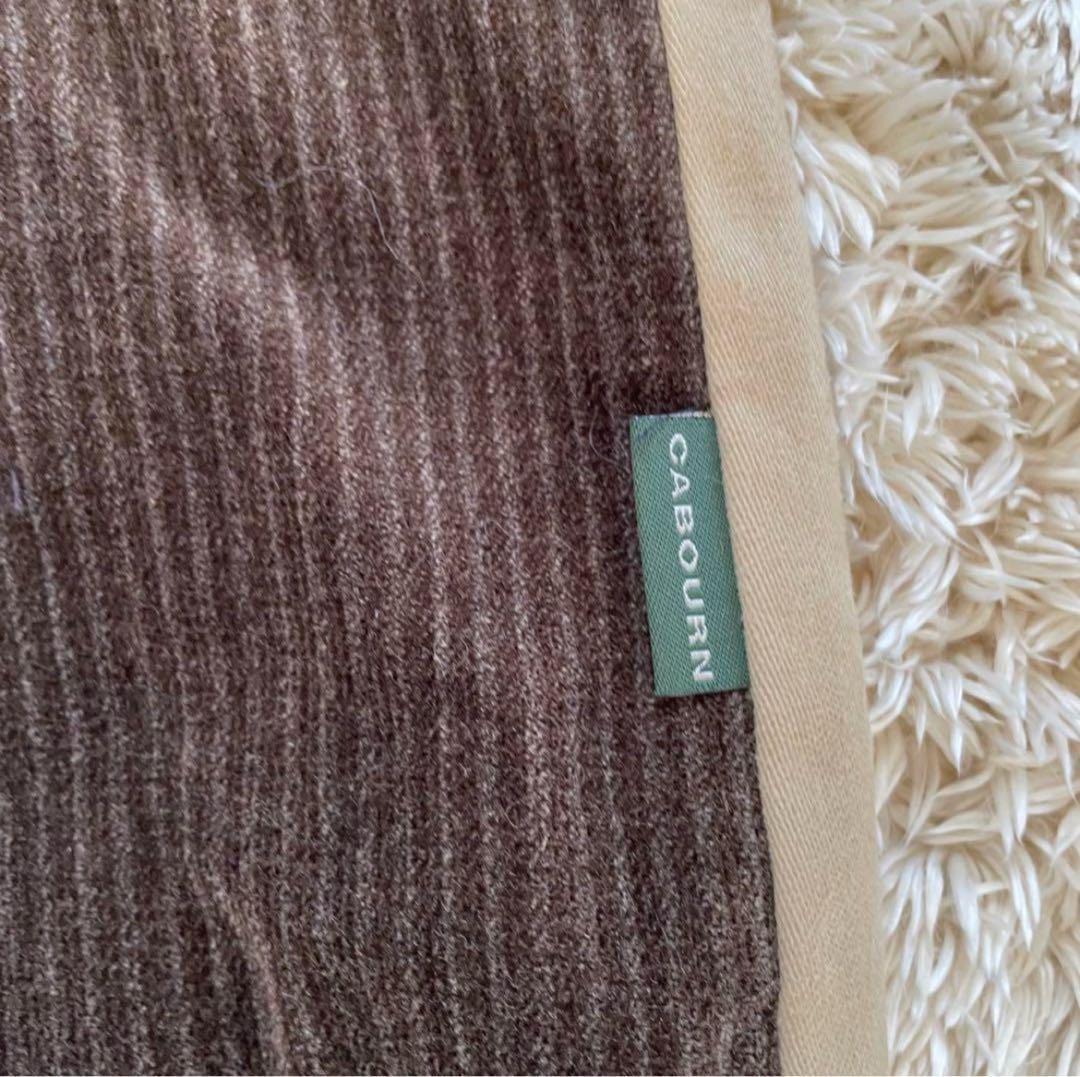 Nigel Cabourn ナイジェルケーボン ベスト ストライプ ブラウン