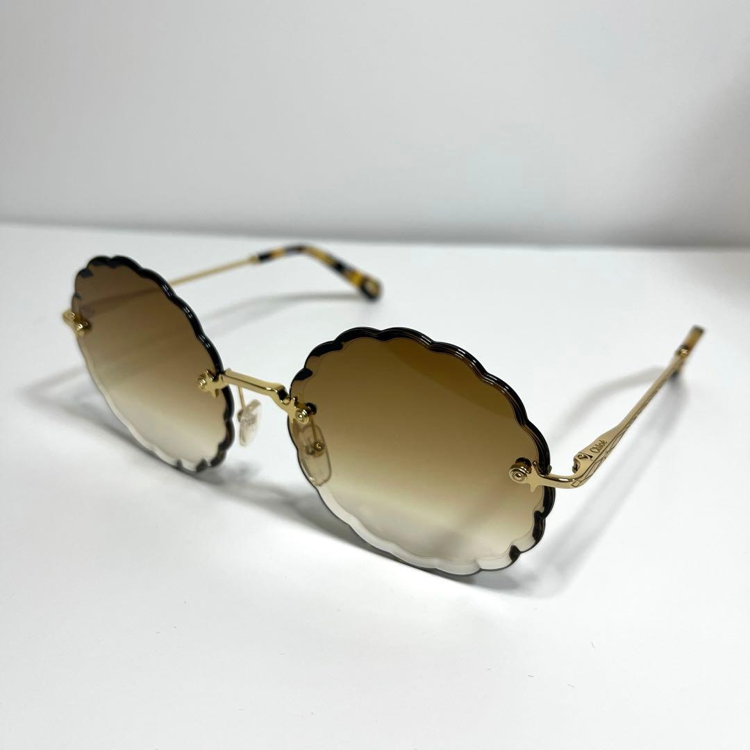 美品 Chloé Rosie CE142S ブラウン サングラス グラデーション